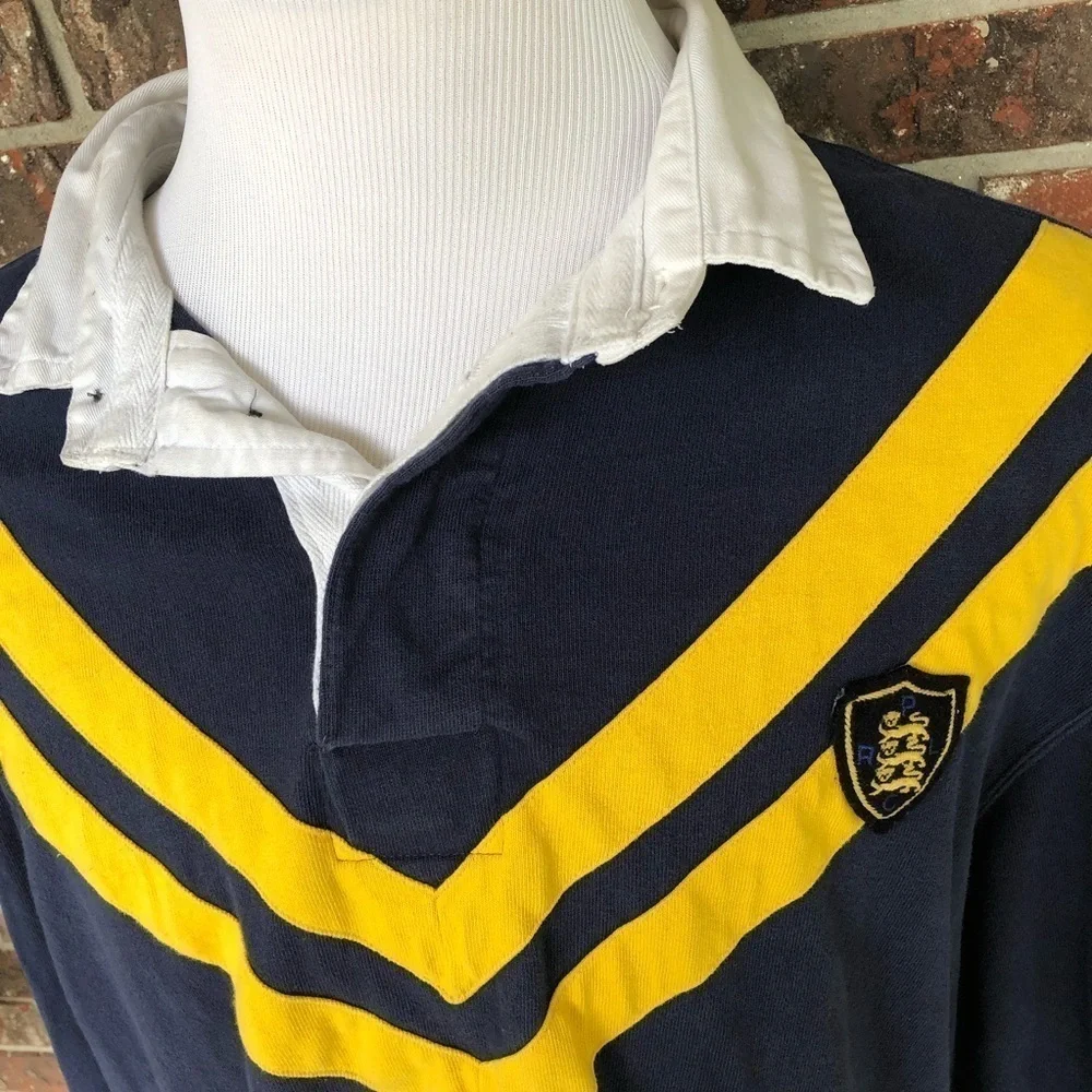 POLO Ralph Lauren Long Sleeve Rugby Shirt - Picture 2 of 7